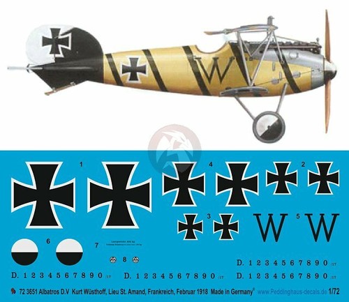 Peddinghaus albatros d - 1/72, d.v
