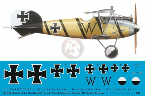 Peddinghaus albatros d v - peddinghaus, d.v